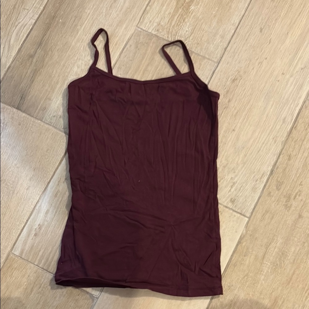 Aeropostale Red Fitted Sleeveless Camisole